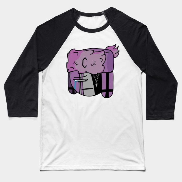 Fnf Ruv emoji sad Baseball T-Shirt by Abrek Art